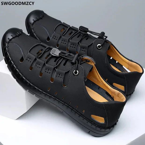 Black Men's Stylish Summers Breathable Sandals